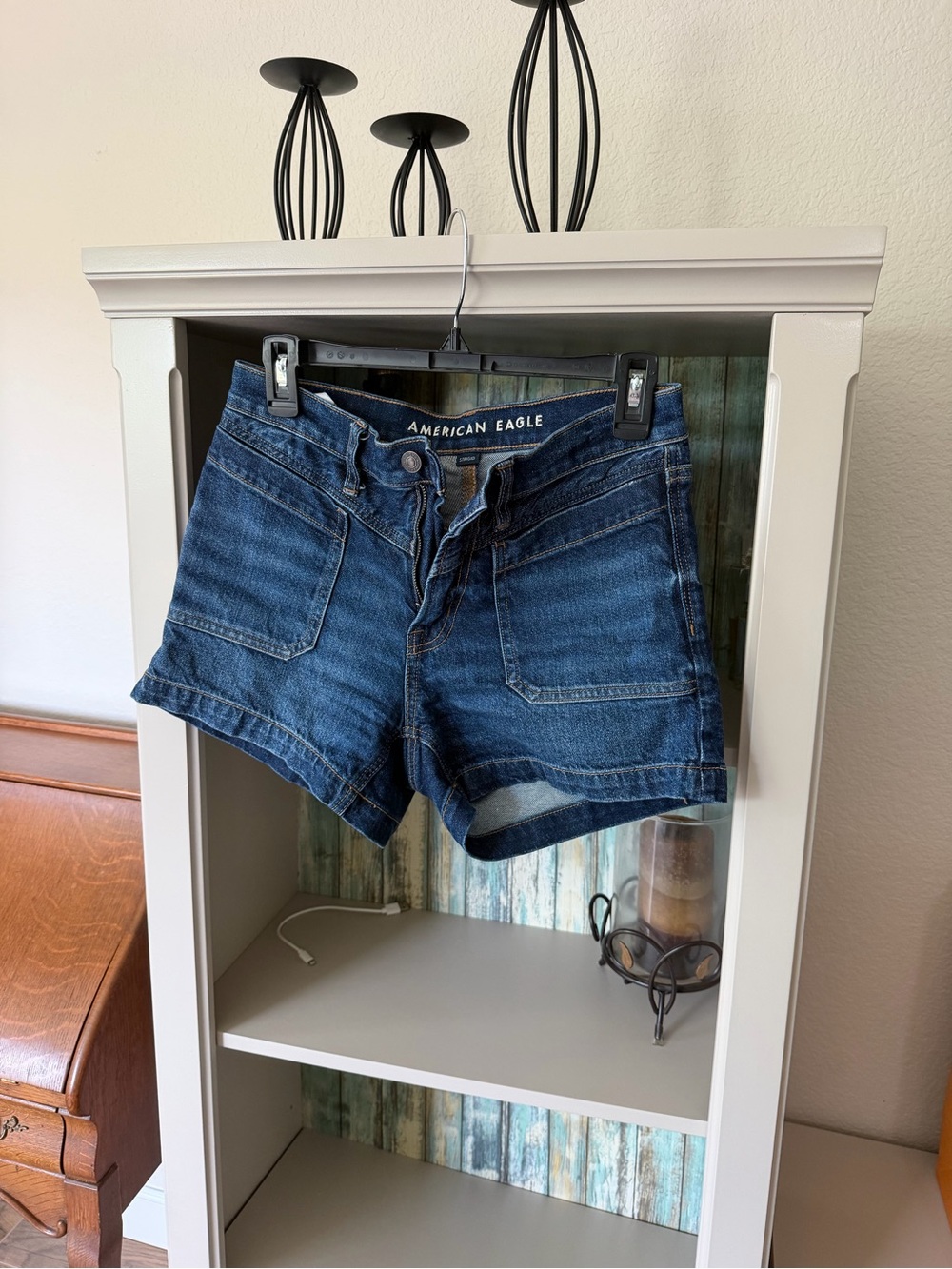 American Eagle Outfitters Indigo Denim Cutoff Shorts